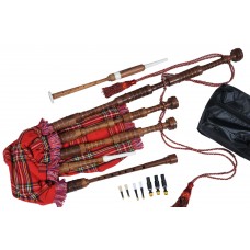 Highland Bagpipes Starter Package, Cocobolo Wood, Built-in Mounts